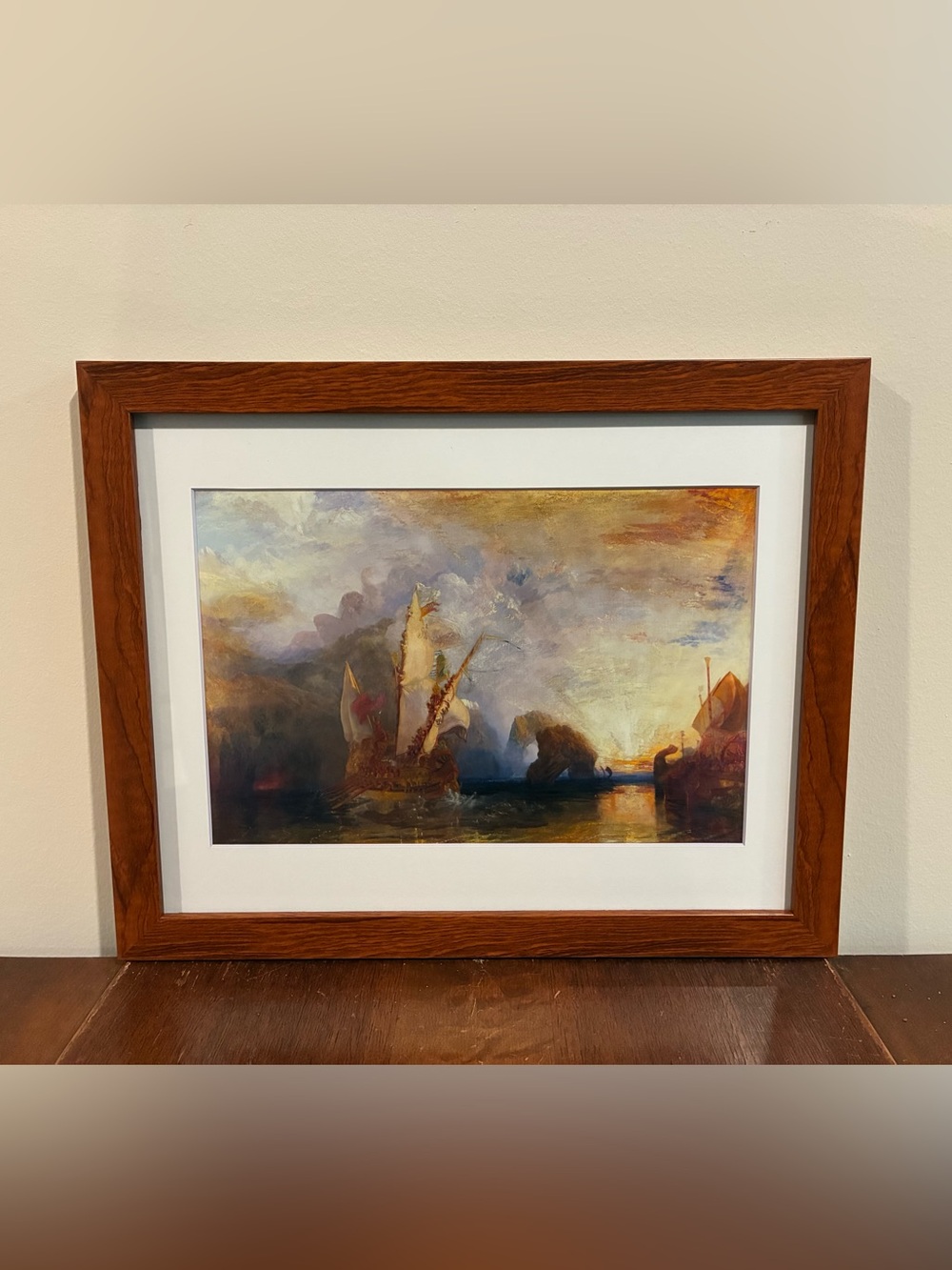 Odysseus Deriding Polyphemus Framed Print 15x12 Turner Landscape Ulysses Cyclops
